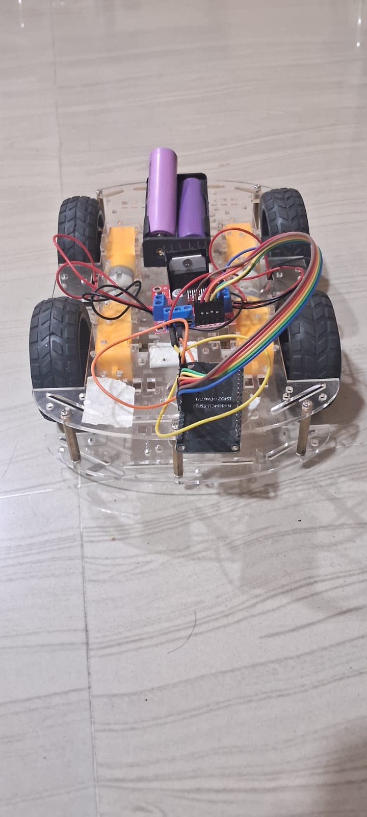 ESP32 Bluetooth 4WD RC Car Project Kit – Complete DIY Robotics Package - Image 2