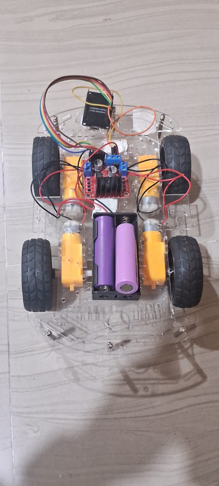 ESP32 Bluetooth 4WD RC Car Project Kit – Complete DIY Robotics Package - Image 3
