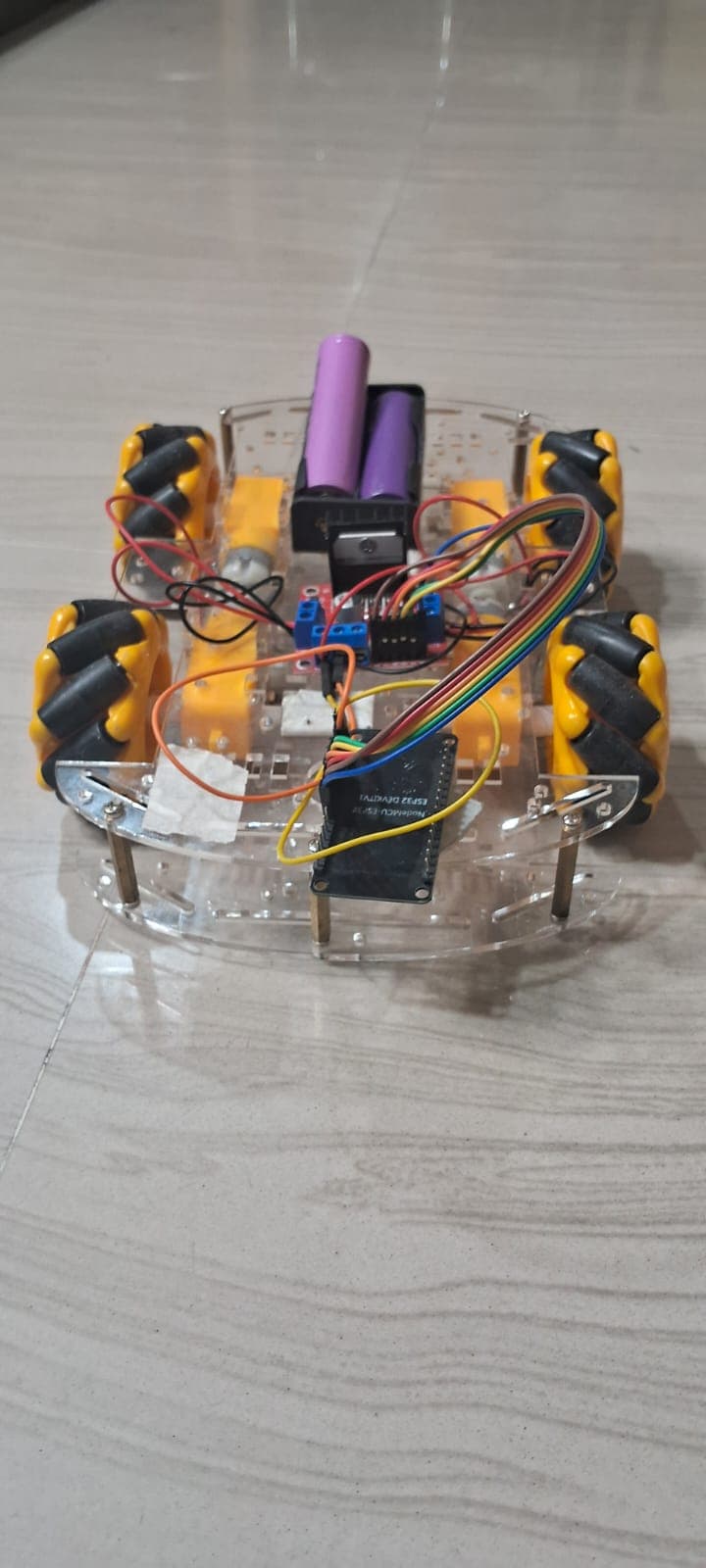 ESP32 Bluetooth Mecanum Wheel RC Car – Complete DIY Robotics Kit - Image 2