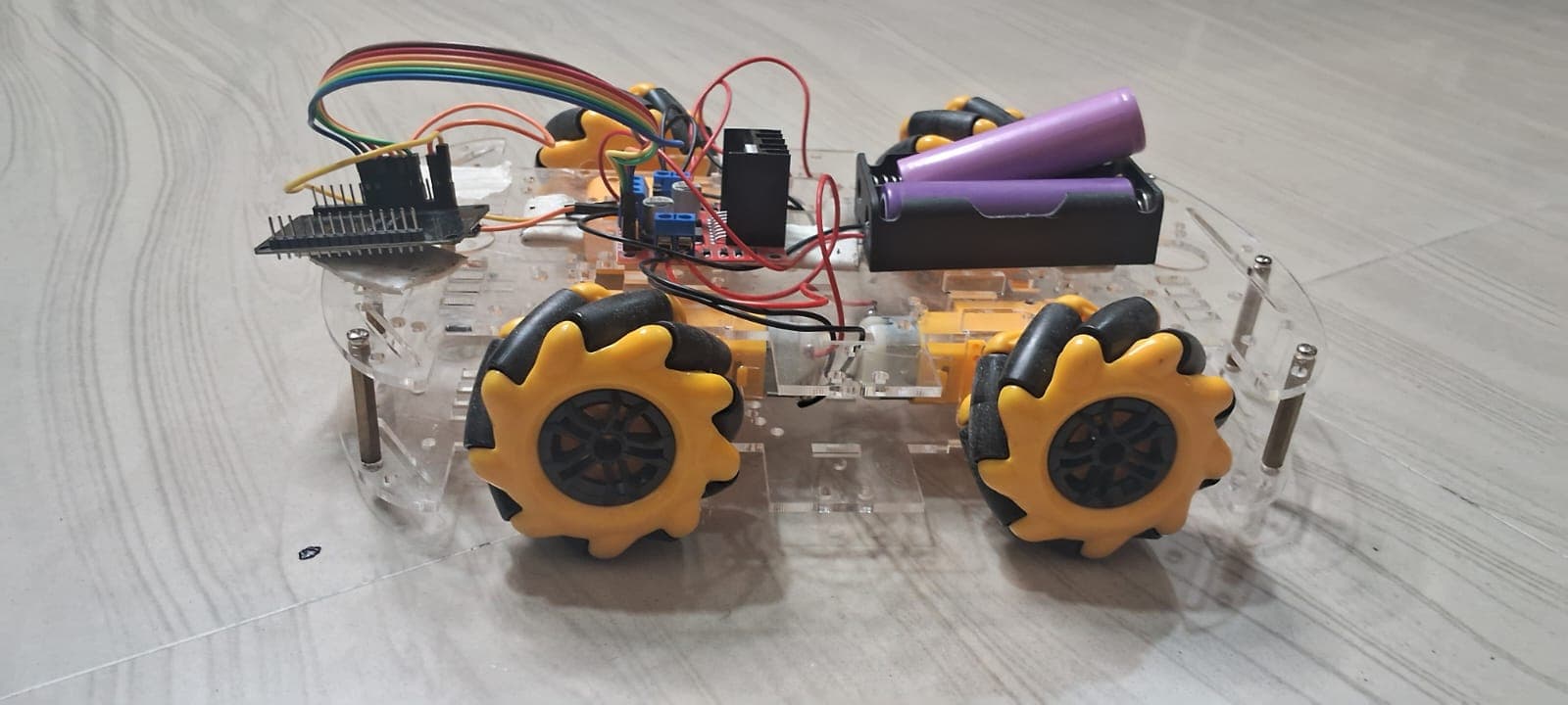 ESP32 Bluetooth Mecanum Wheel RC Car – Complete DIY Robotics Kit - Image 3